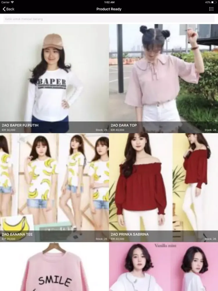 VIP Online Shop iPad  Screenshots