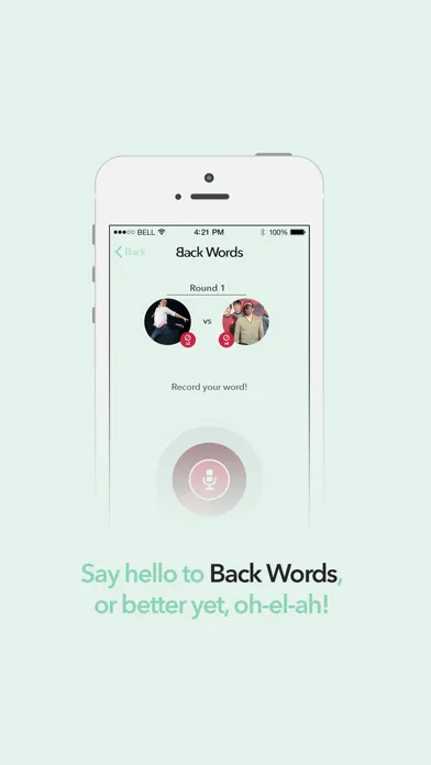 Tangkapan layar BackWords Game