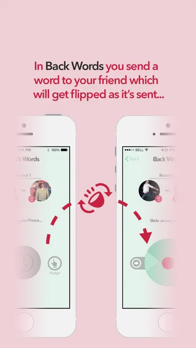 Tangkapan layar BackWords Game