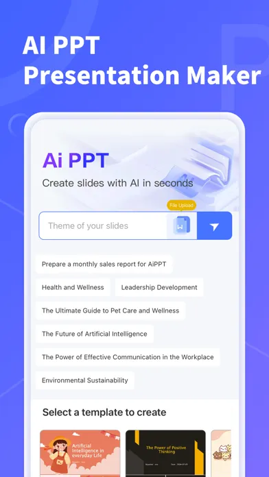 Tangkapan layar AiPPT - PPT & Slide Maker