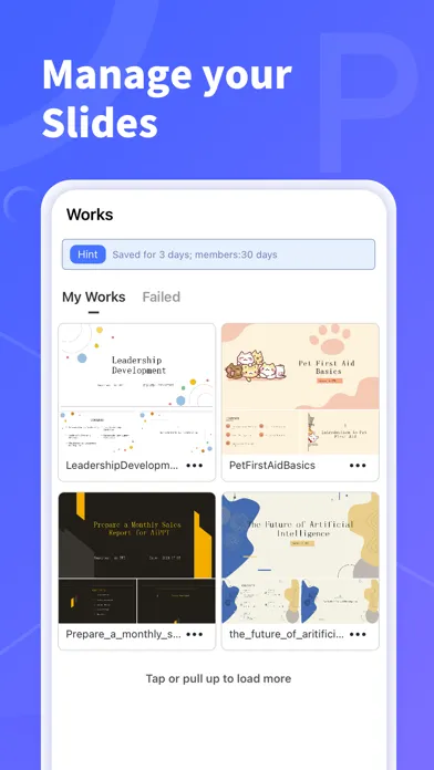 Tangkapan layar AiPPT - PPT & Slide Maker