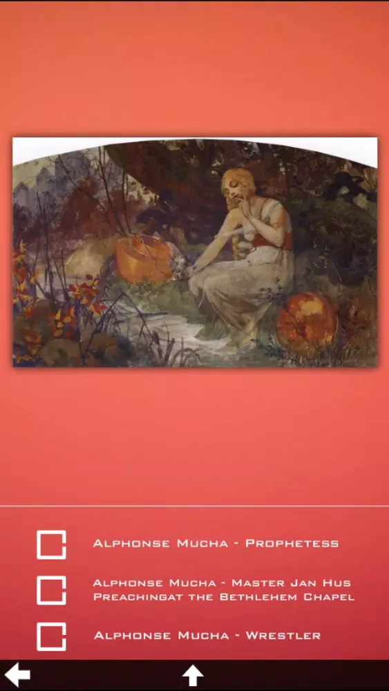 Capturas de pantalla de Alphonse Mucha Artworks