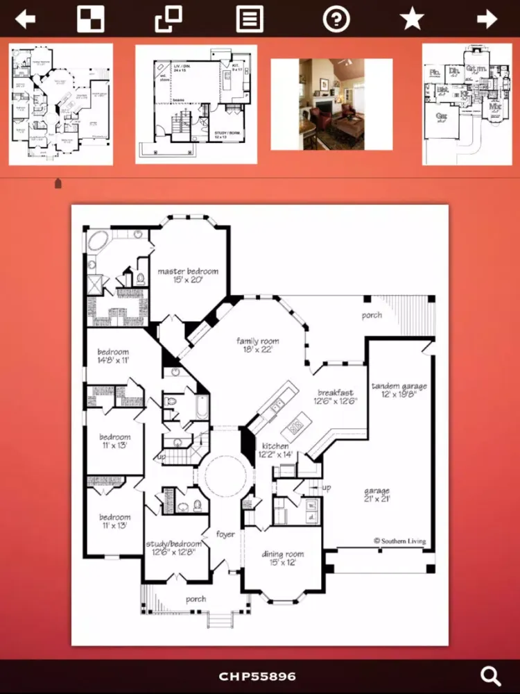 Zrzuty ekranu Country House Plans Ideas iPad 