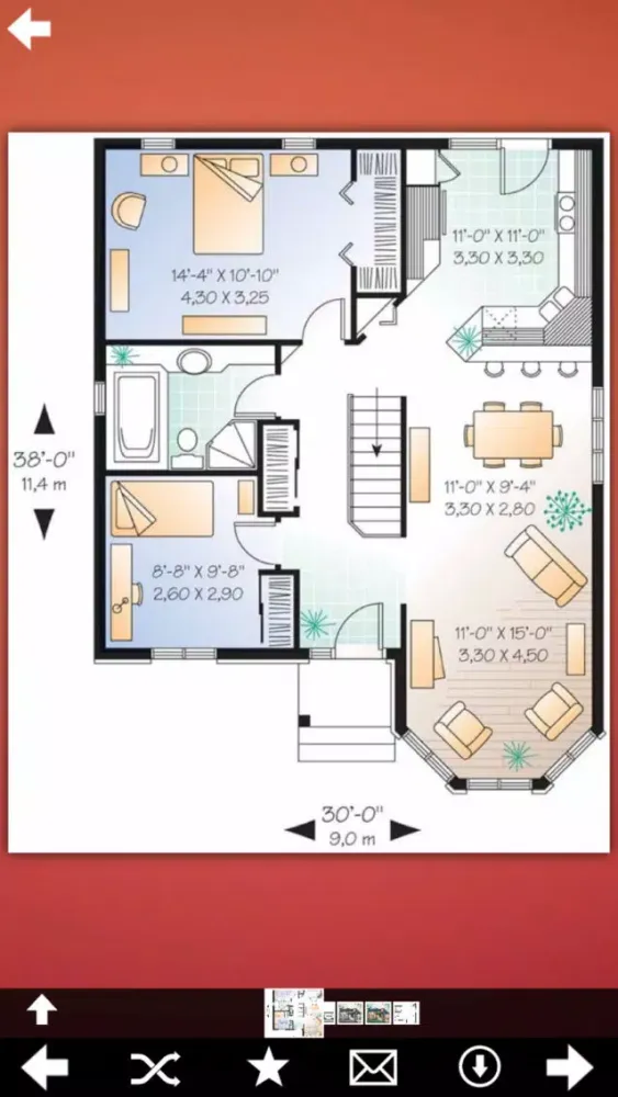 Zrzuty ekranu Country House Plans Ideas