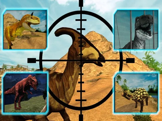 Dino Hunting:Jungle Sniper Shooting Adventure 2016 iPad  स्क्रीनशॉट