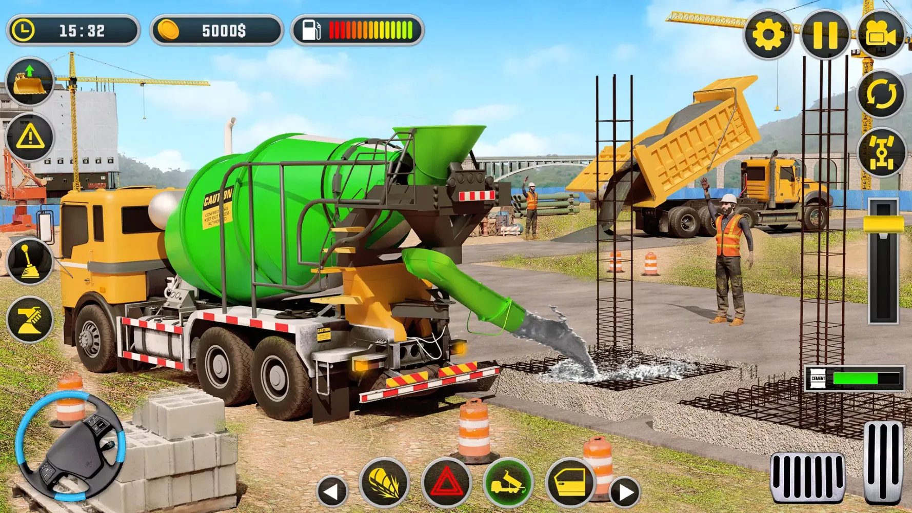 Construction Excavator Game 3D Screenshots
