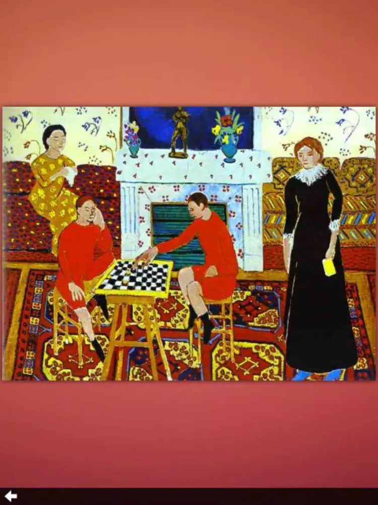 Capturas de tela do Matisse Artworks iPad 