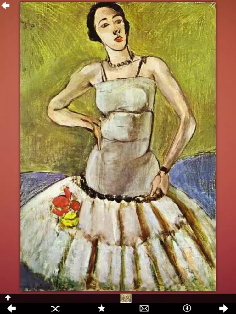 Capturas de tela do Matisse Artworks iPad 