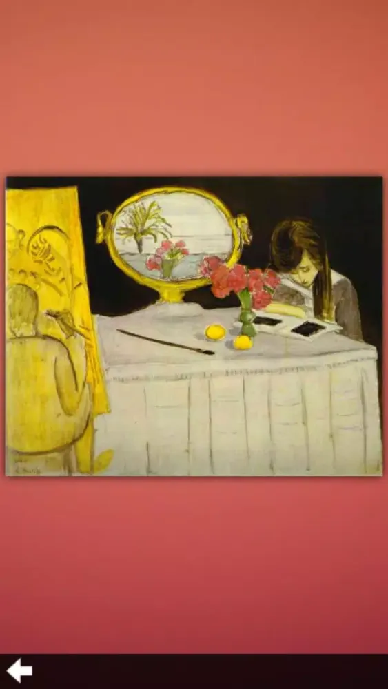 Capturas de tela do Matisse Artworks
