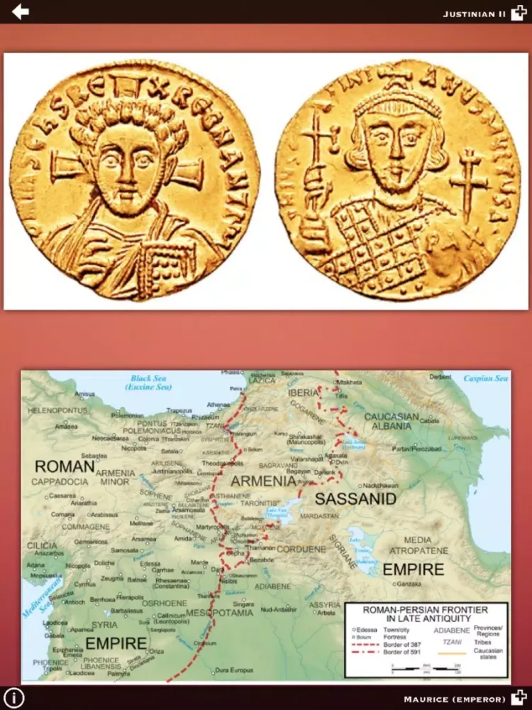 Zrzuty ekranu Roman Emperors Info iPad 