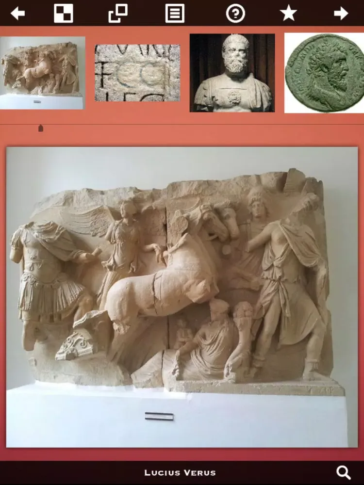 Zrzuty ekranu Roman Emperors Info iPad 