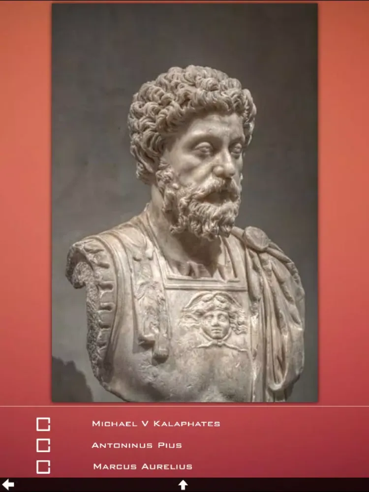 Zrzuty ekranu Roman Emperors Info iPad 