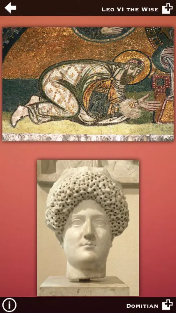 Zrzuty ekranu Roman Emperors Info