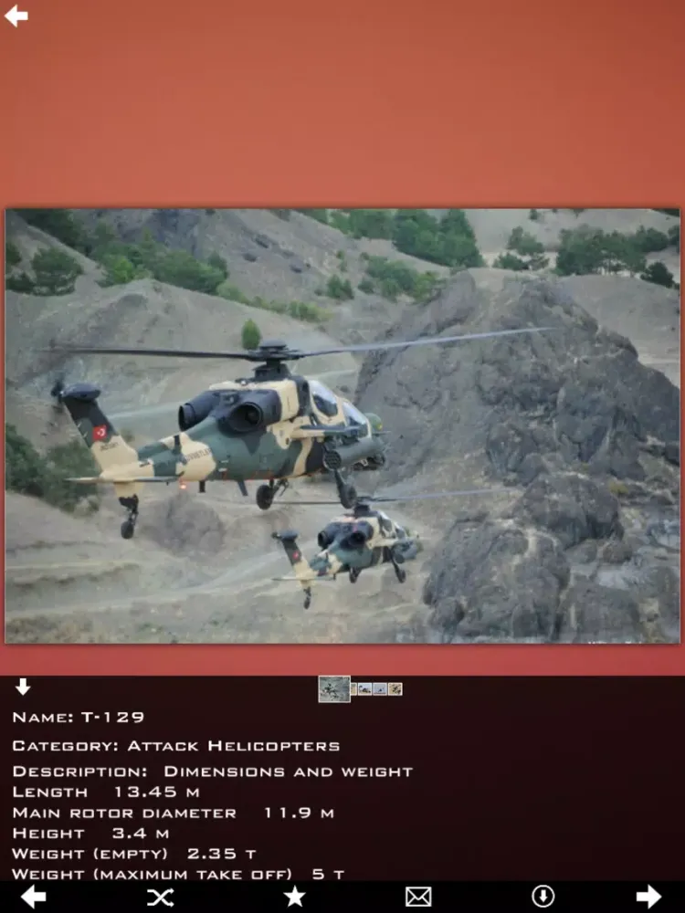 Capturas de pantalla de Military Helicopters Guide + iPad 