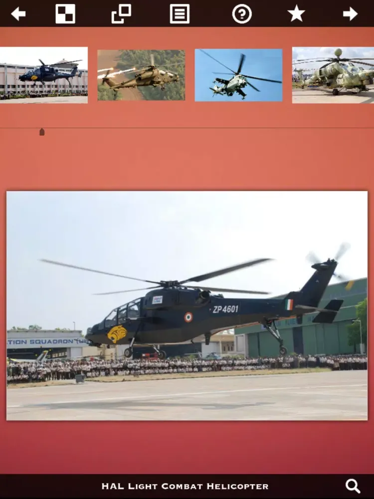 Capturas de pantalla de Military Helicopters Guide + iPad 