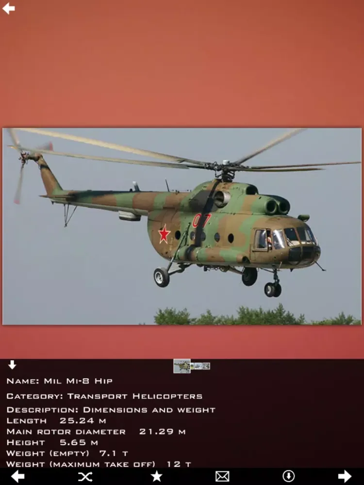 Capturas de pantalla de Military Helicopters Guide + iPad 