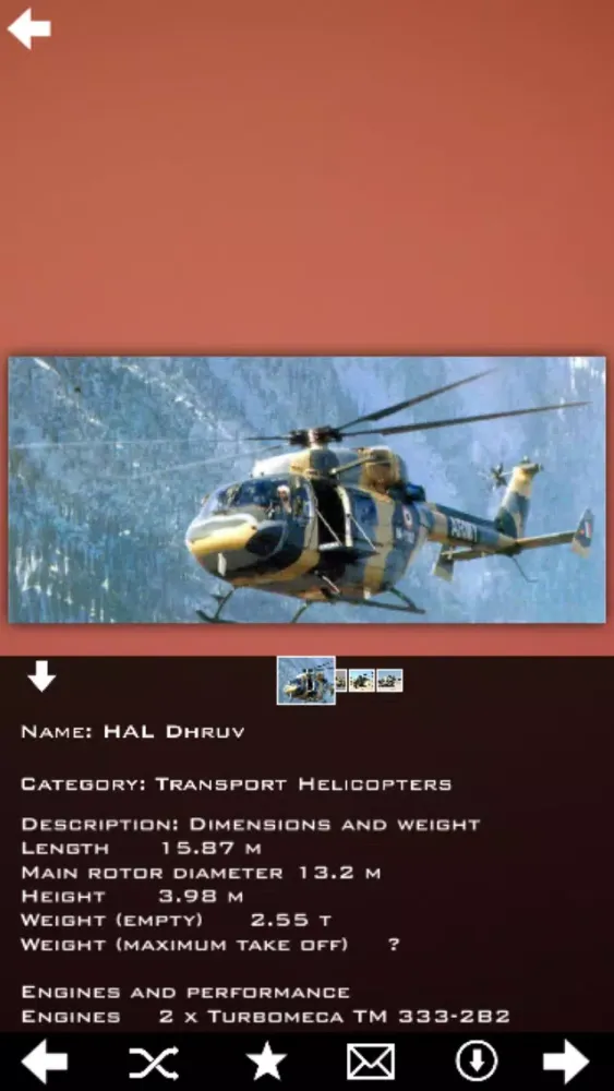 Capturas de pantalla de Military Helicopters Guide +