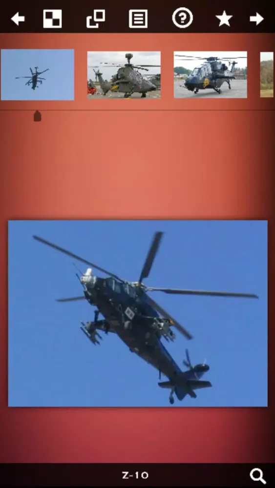 Capturas de pantalla de Military Helicopters Guide +
