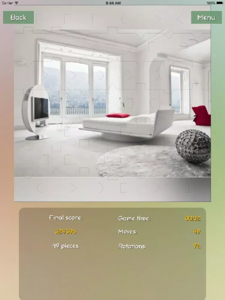 Interior Design Puzzle + iPad  Screenshots