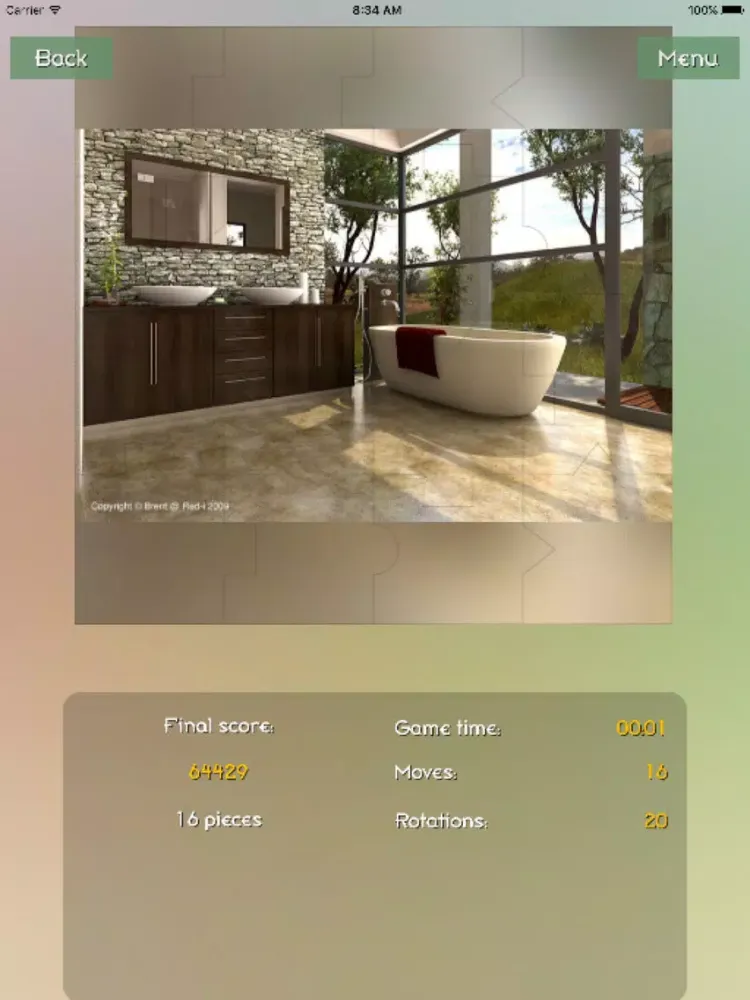 Interior Design Puzzle + iPad  Screenshots