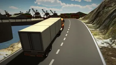 Capturas de pantalla de Big Truck Simulator : Road Truck Driver 2017