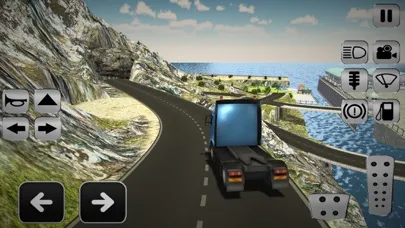 Capturas de pantalla de Big Truck Simulator : Road Truck Driver 2017