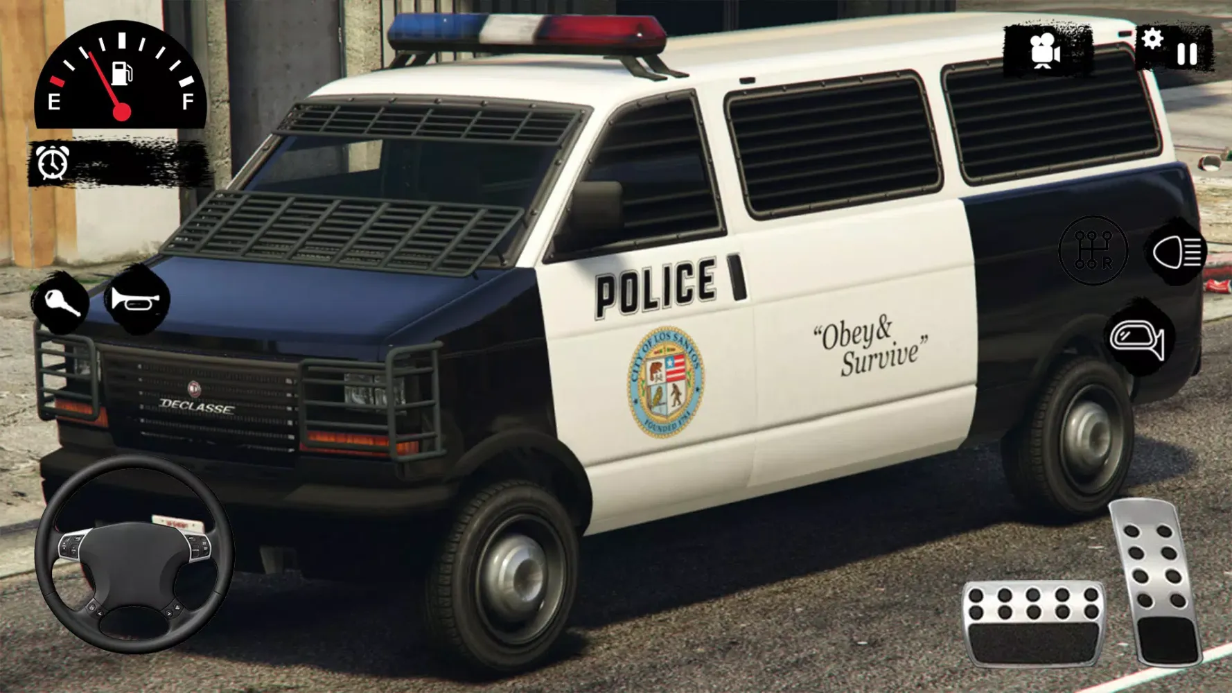 Offroad Police Truck Drive 3D Screenshots