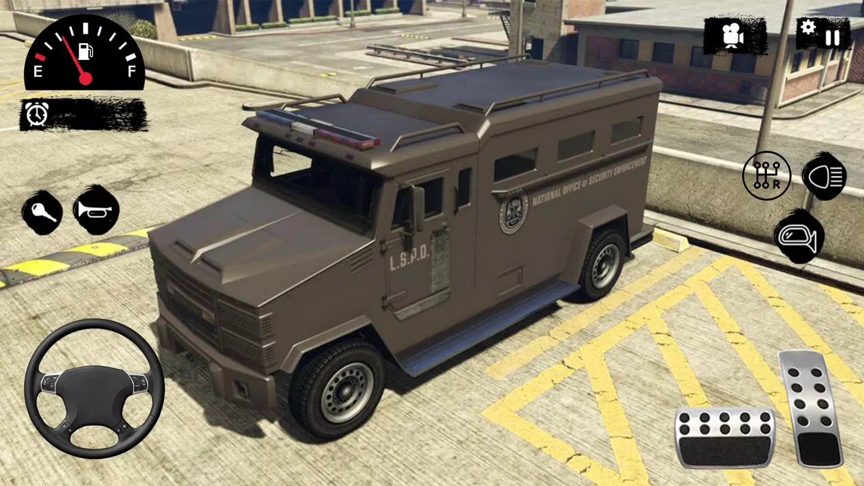 Offroad Police Truck Drive 3D Screenshots