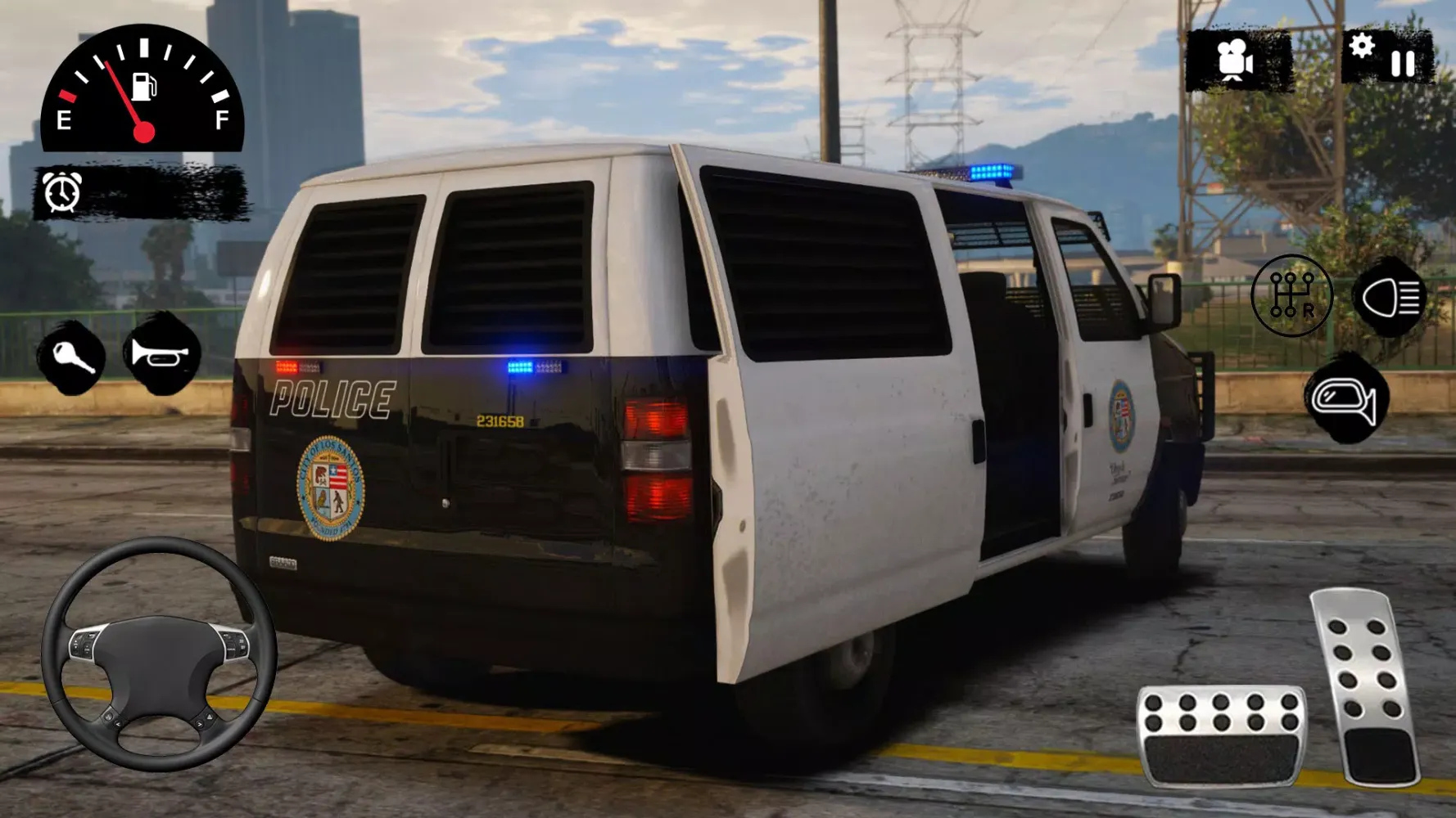 Police Van Crime Chase Game 3D Screenshots