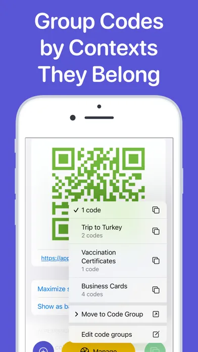QR Code Widgets App スクリーンショット