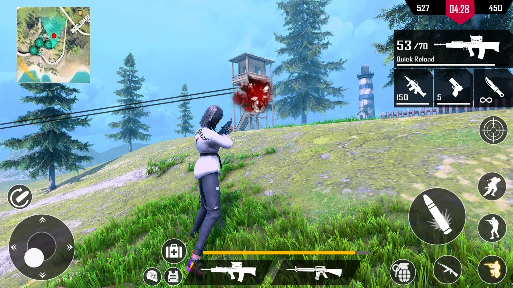 Tangkapan layar Max Fire Battlegrounds City