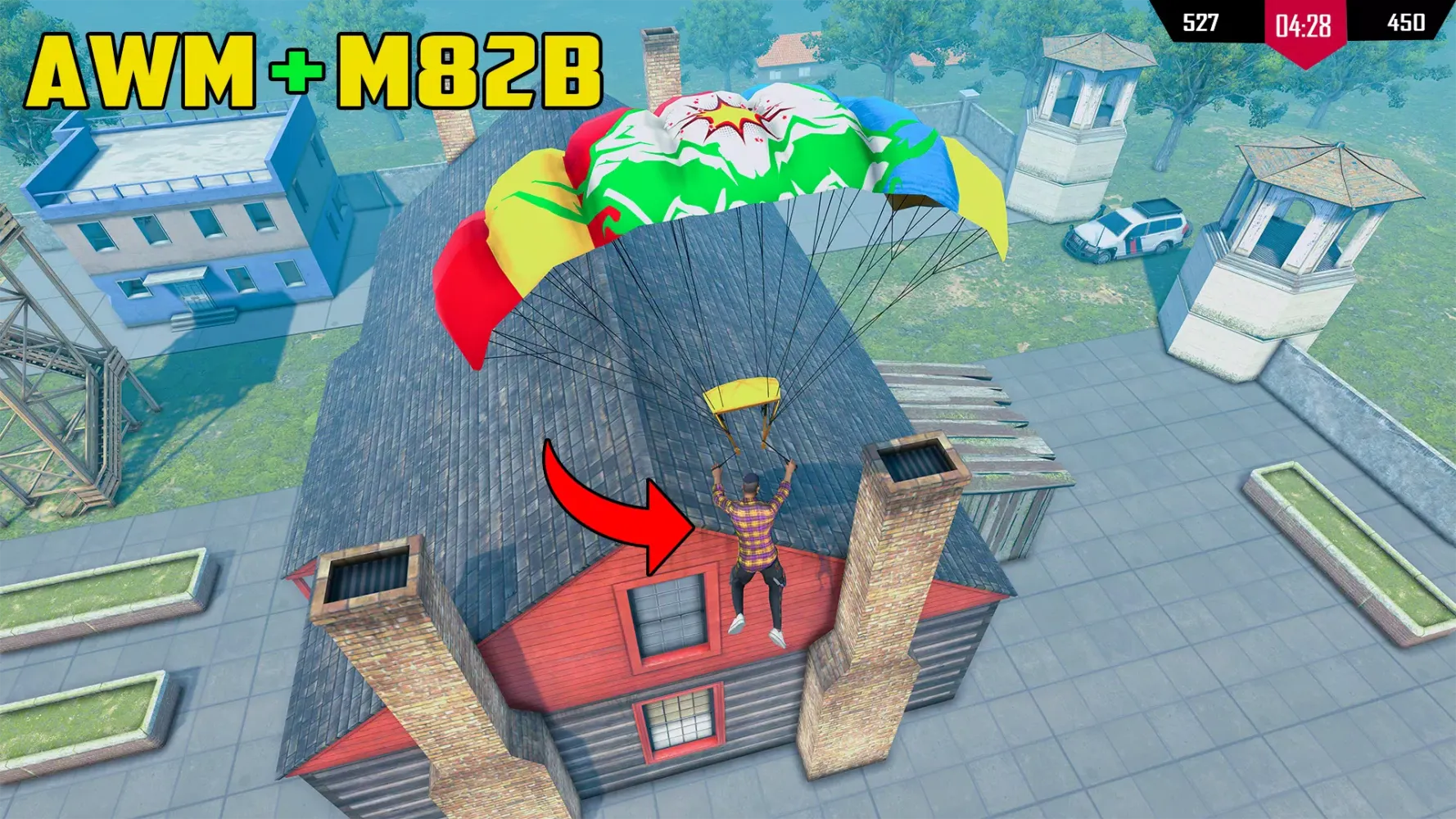 Tangkapan layar Max Fire Battlegrounds City