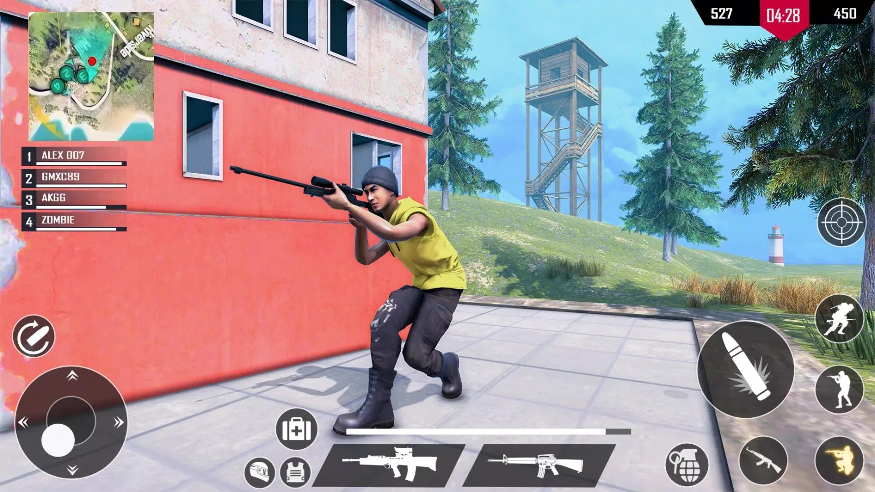 Tangkapan layar Max Fire Battlegrounds City