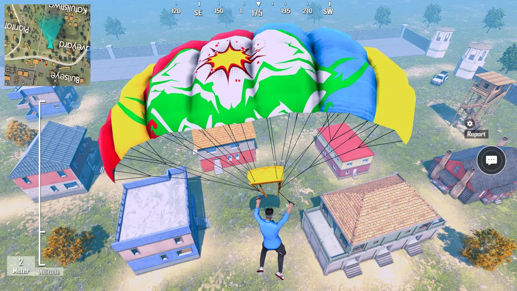 Tangkapan layar Max Fire Battlegrounds City