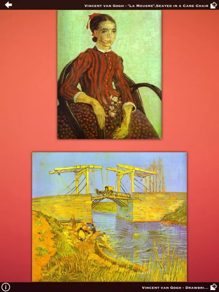 Ảnh chụp màn hình của Art gallery - Van Gogh iPad 