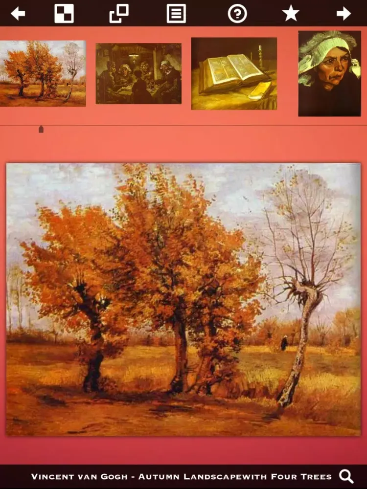 Ảnh chụp màn hình của Art gallery - Van Gogh iPad 