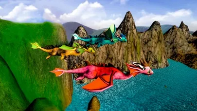 Tangkapan layar Vr Dragon Flight Simulator for Google Cardboard