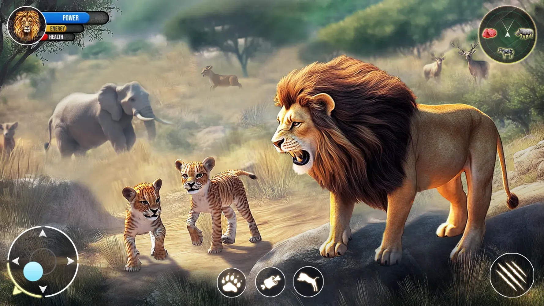 Lion Simulator Wild Animal 3D Screenshots