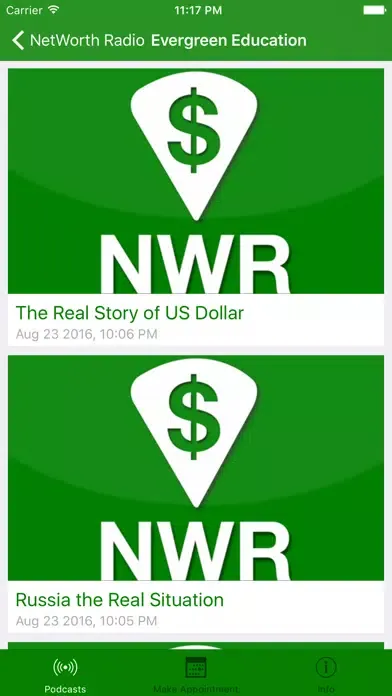 ภาพหน้าจอของ NetWorth Radio 4.0