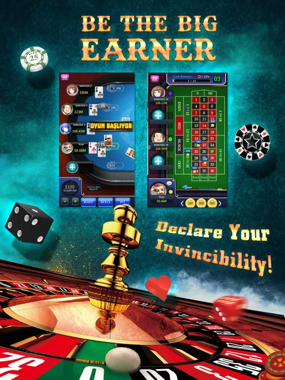 Capturas de tela do Dream Land Casino iPad 