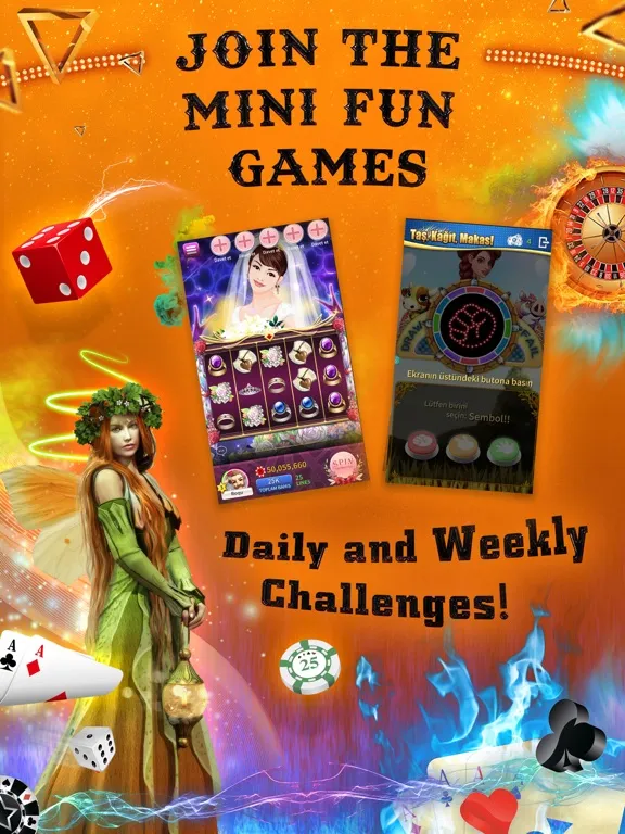 Capturas de tela do Dream Land Casino iPad 