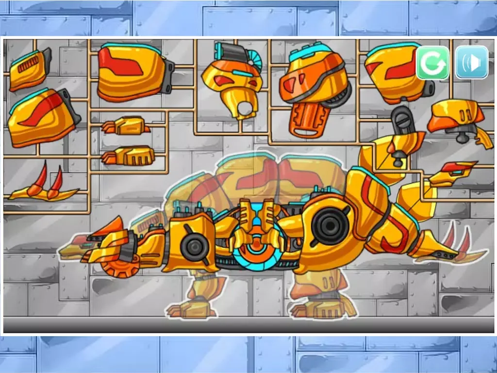 ภาพหน้าจอของ My Iron Stegosaurus of Jurassic:the Pop Dragon World Game iPad 