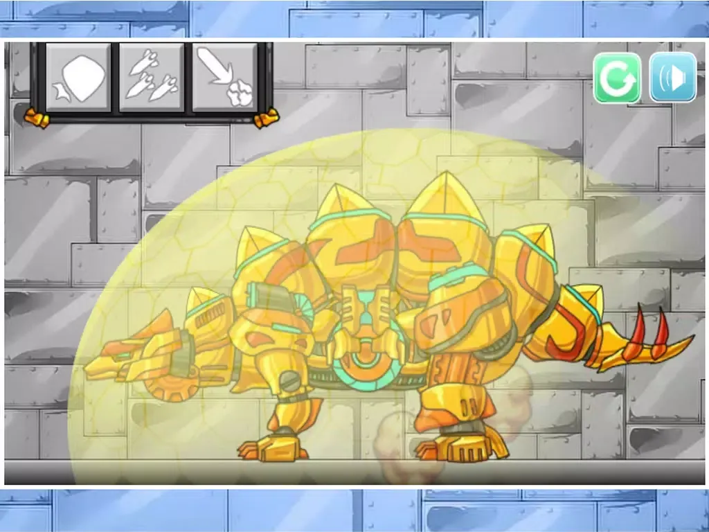 ภาพหน้าจอของ My Iron Stegosaurus of Jurassic:the Pop Dragon World Game iPad 