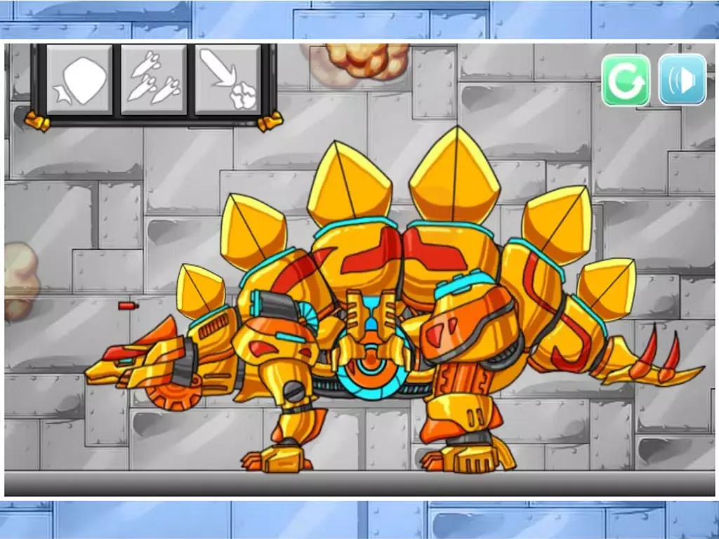 ภาพหน้าจอของ My Iron Stegosaurus of Jurassic:the Pop Dragon World Game iPad 