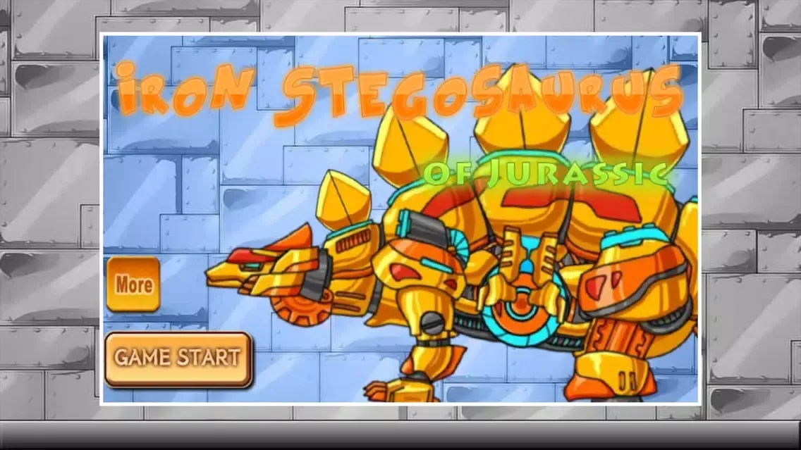 ภาพหน้าจอของ My Iron Stegosaurus of Jurassic:the Pop Dragon World Game