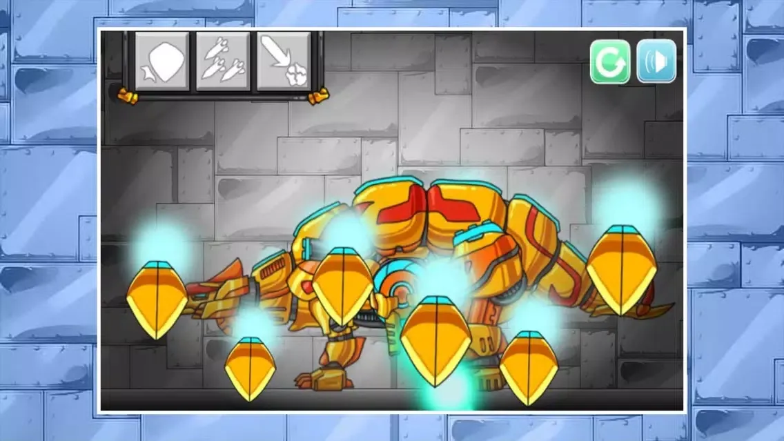 ภาพหน้าจอของ My Iron Stegosaurus of Jurassic:the Pop Dragon World Game