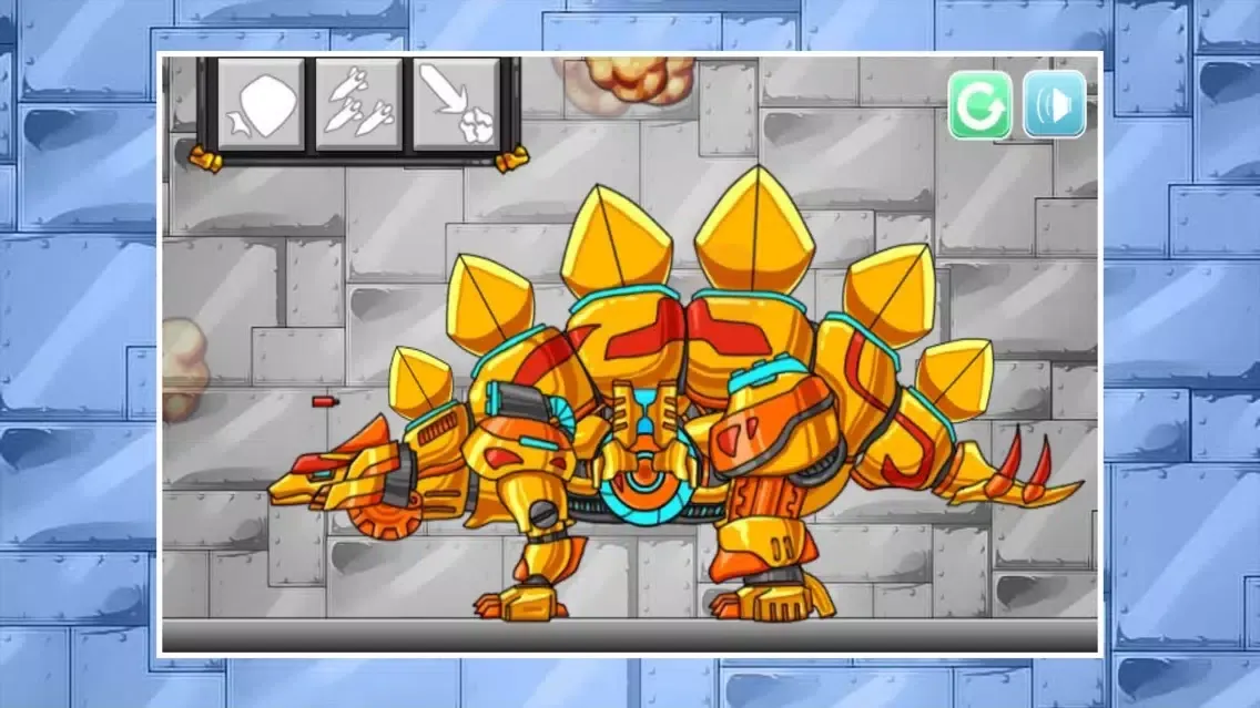 ภาพหน้าจอของ My Iron Stegosaurus of Jurassic:the Pop Dragon World Game