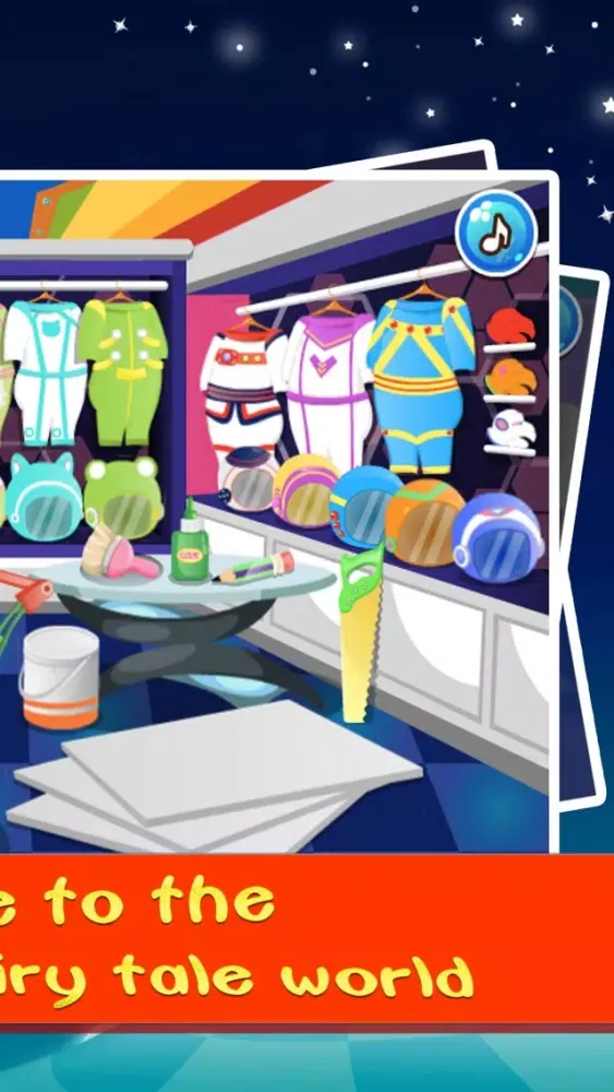 Little Astronaut:Girl makeup games应用截图