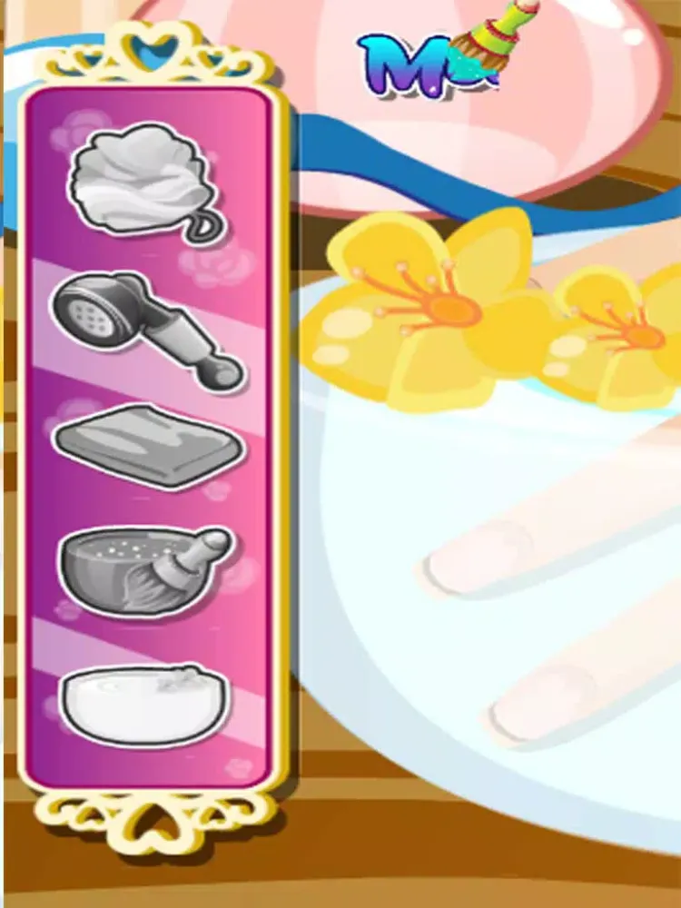 Lovely Girl Nails:Help kids learn doing chores through games iPad 应用截图