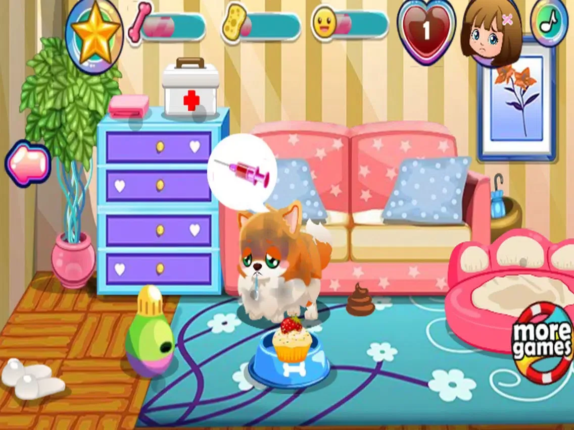Capturas de pantalla de Puppy Doctor:Princess learning to be a doctor to take care of the babyFree Games iPad 